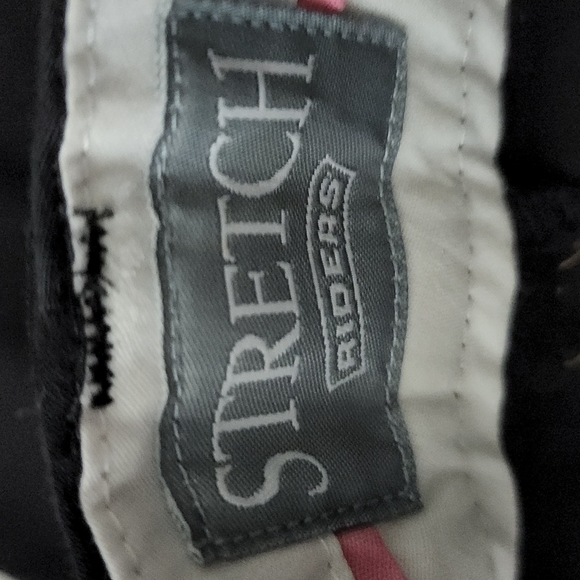 NWTS Riders Black Cropped Pants Capri School Uniform Size 8M Stretch - Picture 6 of 7